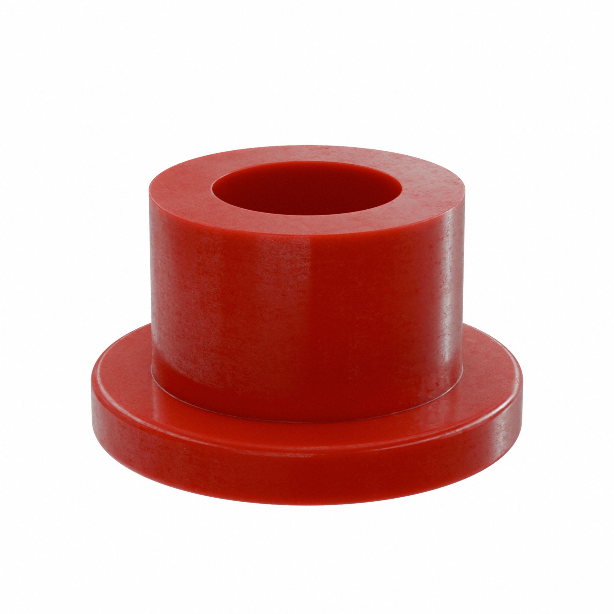 Flanged Sleeve Bearing: PTFE, 3/16 in Bore, 5/16 in OD, 1/4 in Overall Lg, 5 PK