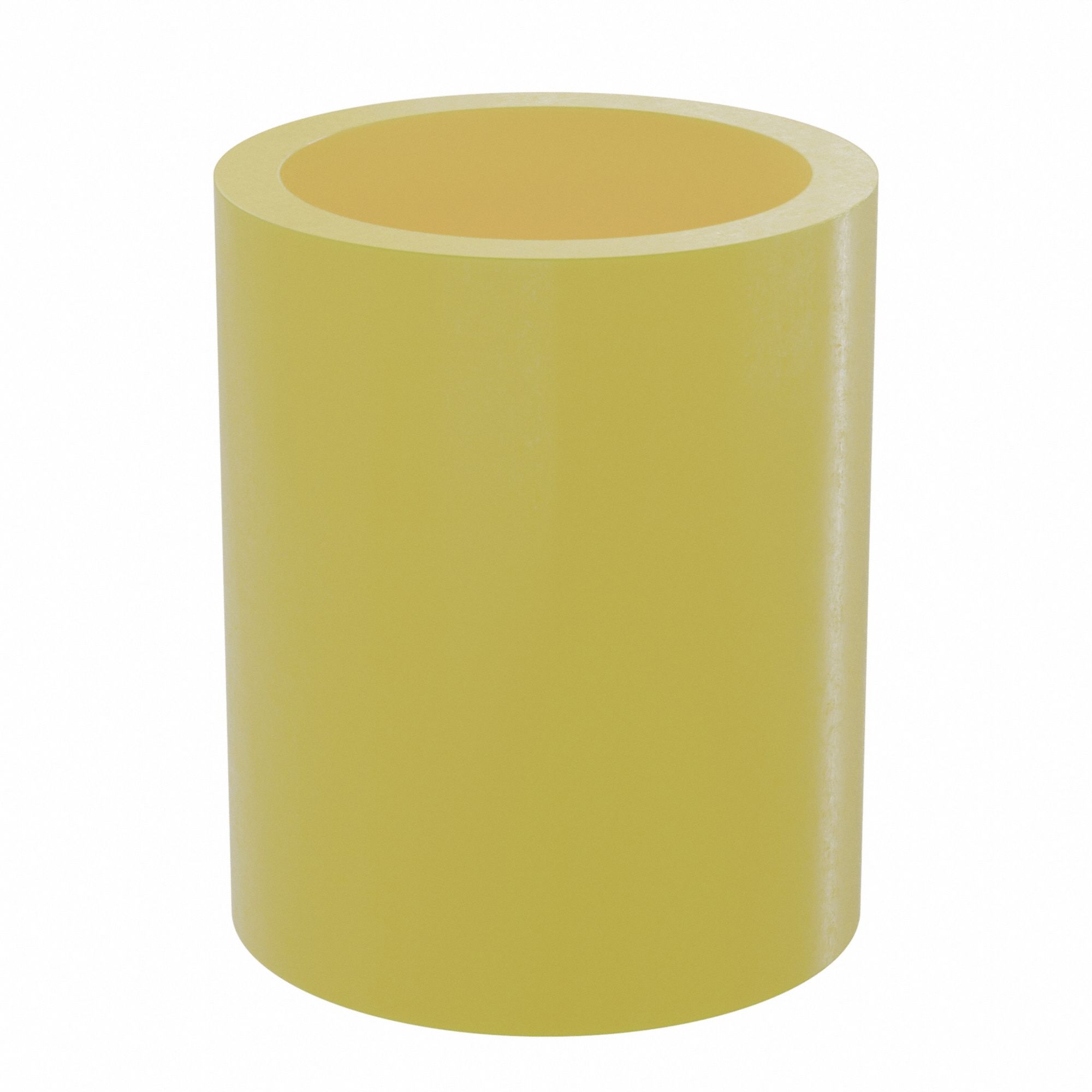 Sleeve Bearing: PTFE, J-5500, 1 in Bore, 1 1/4 in OD, 1 1/2 in Overall Lg, Yellow