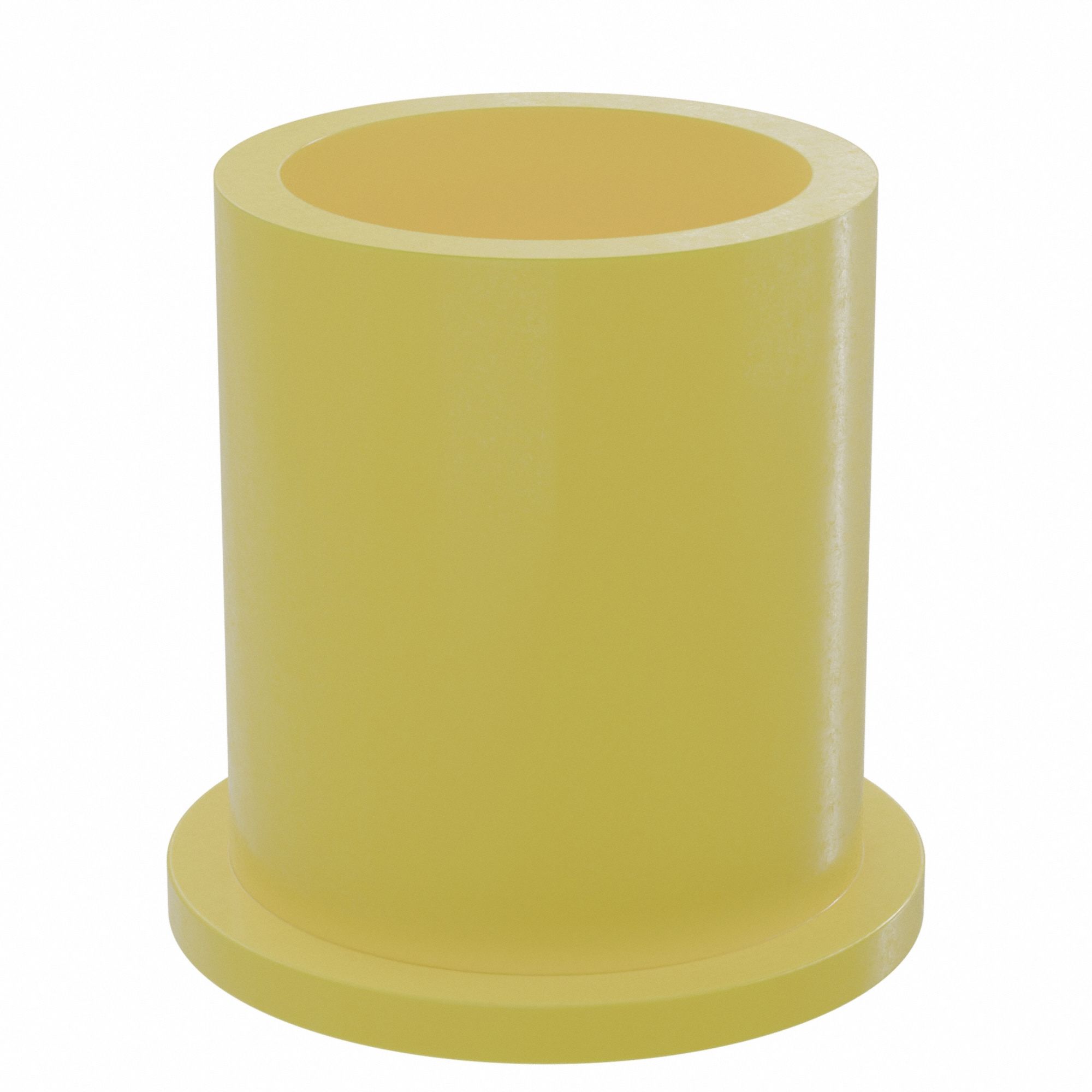 Flanged Sleeve Bearing: PTFE, 1 in Bore, 1 1/4 in OD, 1 1/2 in Overall Lg, 3 PK