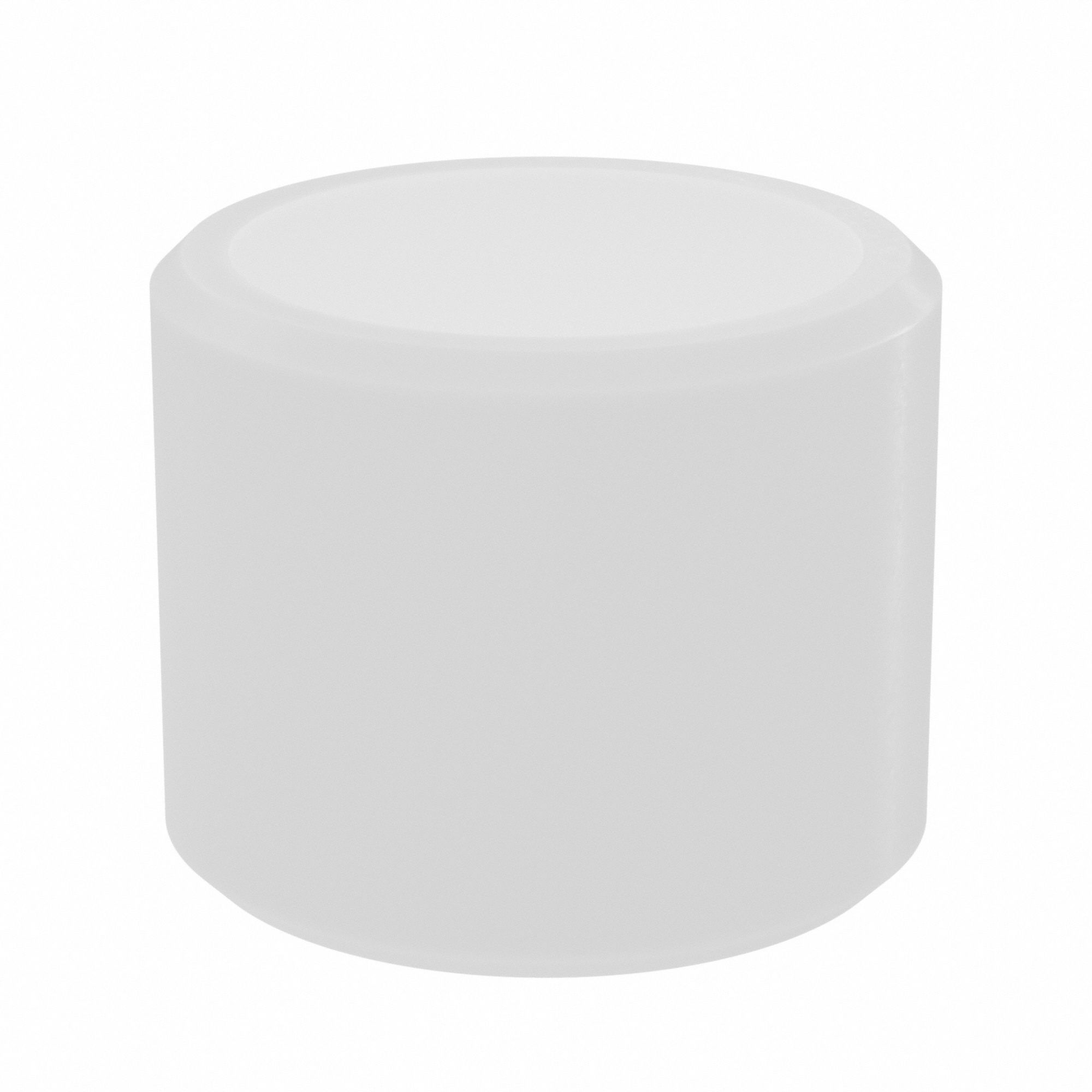 Sleeve Bearing: Nylon, 1 in Bore, 1 1/4 in OD, 1 in Overall Lg, Off-White, 10 PK