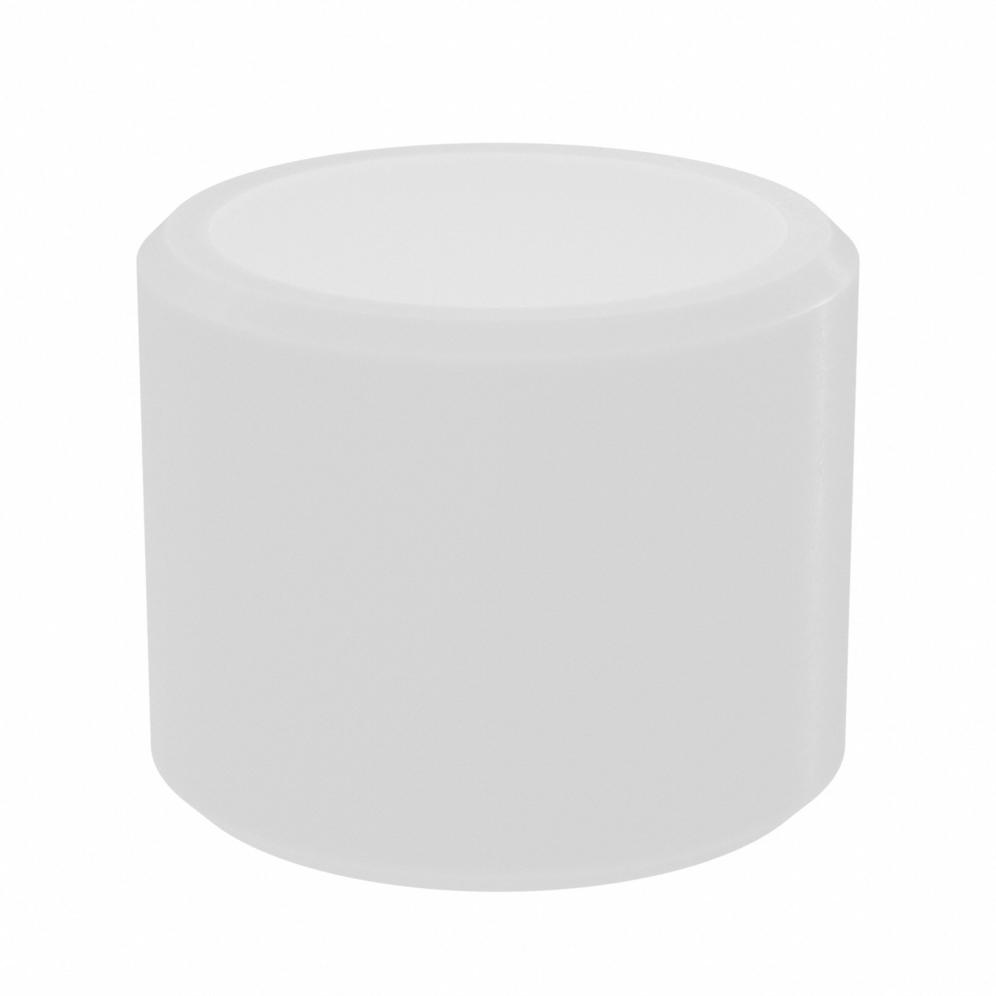 Sleeve Bearing: Nylon, 1/2 in Bore, 5/8 in OD, 1/2 in Overall Lg, Off-White, 15 PK