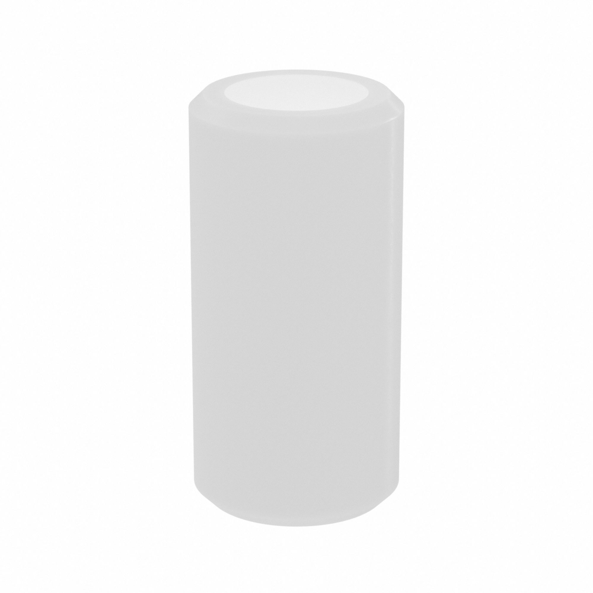 Sleeve Bearing: Nylon, 1/2 in Bore, 3/4 in OD, 1 1/2 in Overall Lg, 10 PK