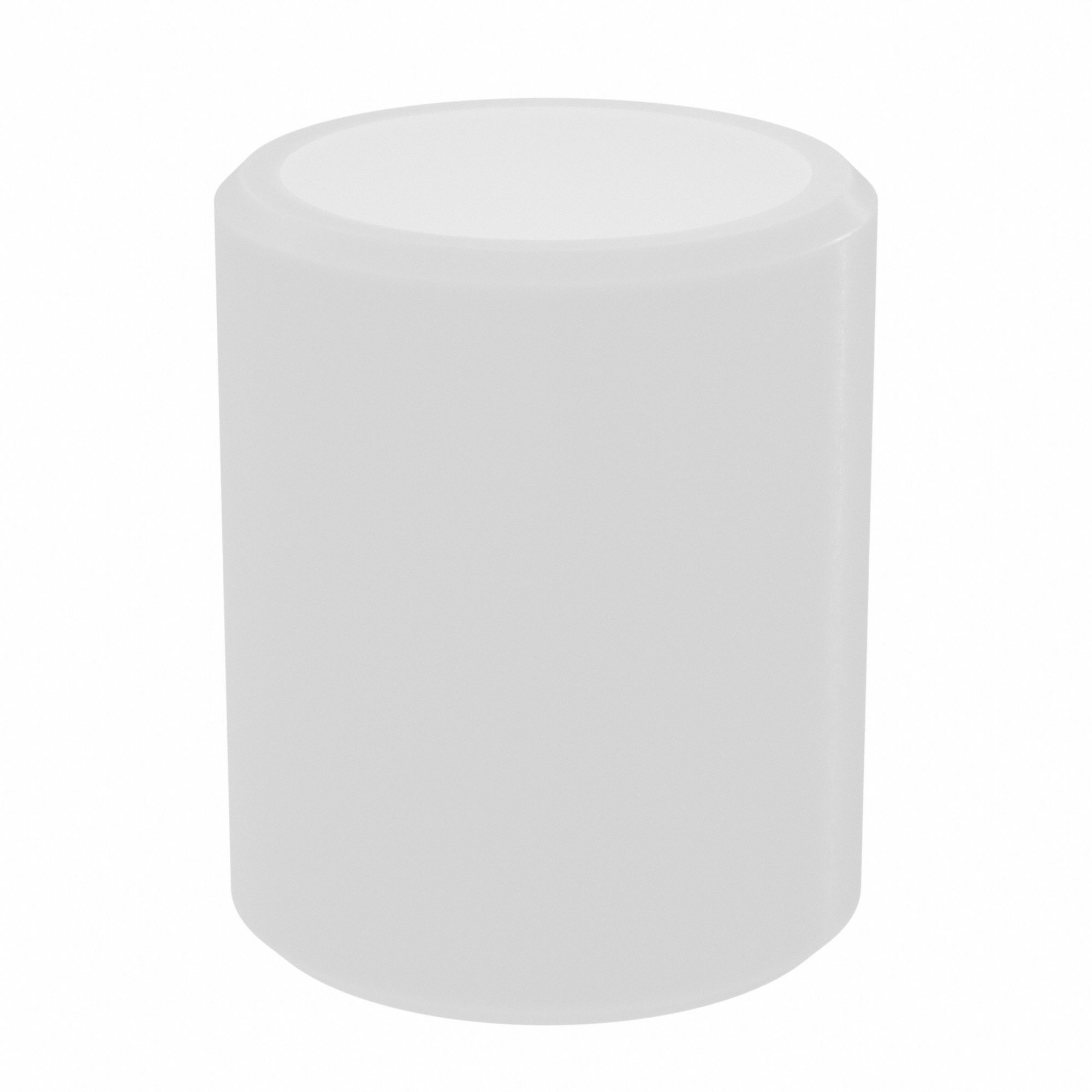 Sleeve Bearing: Nylon, 1/2 in Bore, 5/8 in OD, 3/4 in Overall Lg, Off-White, 15 PK