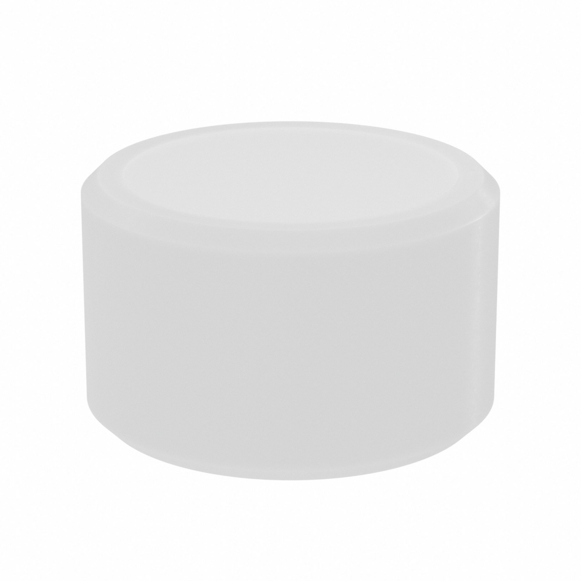 Sleeve Bearing: Nylon, 1/2 in Bore, 5/8 in OD, 3/8 in Overall Lg, Off-White, 20 PK