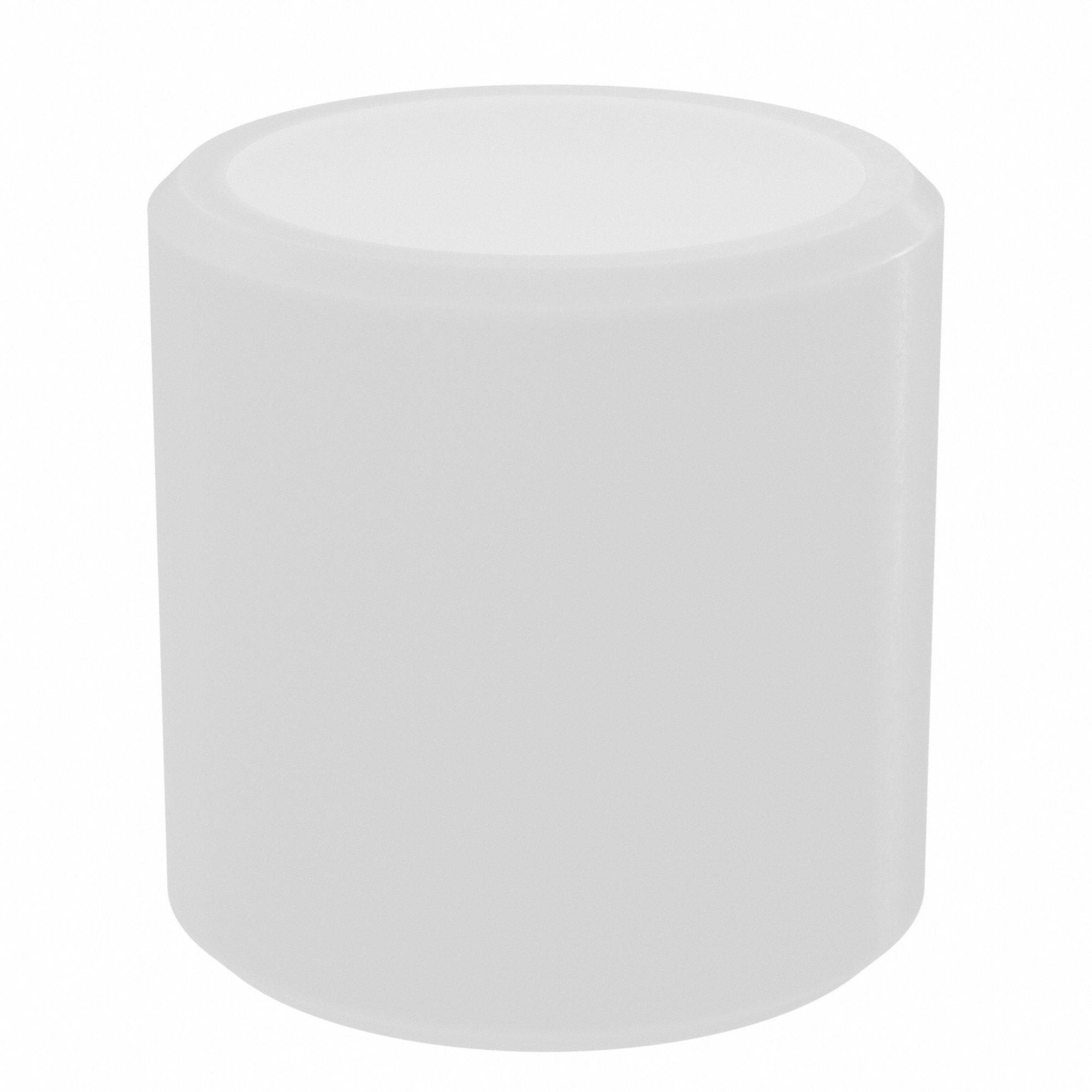 Sleeve Bearing: Nylon, 1/2 in Bore, 5/8 in OD, 5/8 in Overall Lg, Off-White, 20 PK