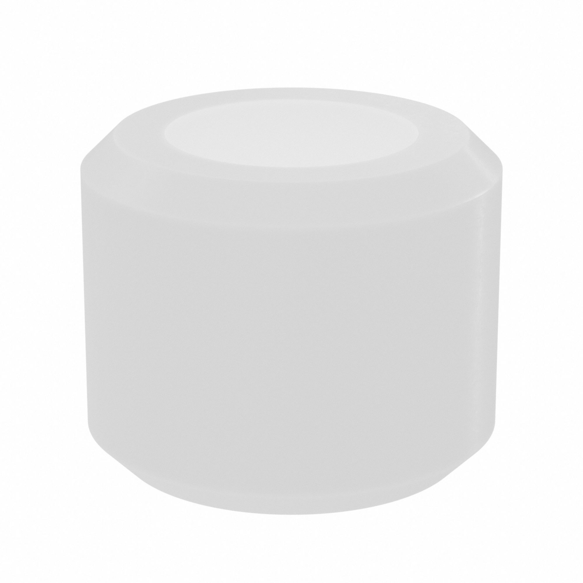 Sleeve Bearing: Nylon, 3/16 in Bore, 5/16 in OD, 1/4 in Overall Lg, 10 PK