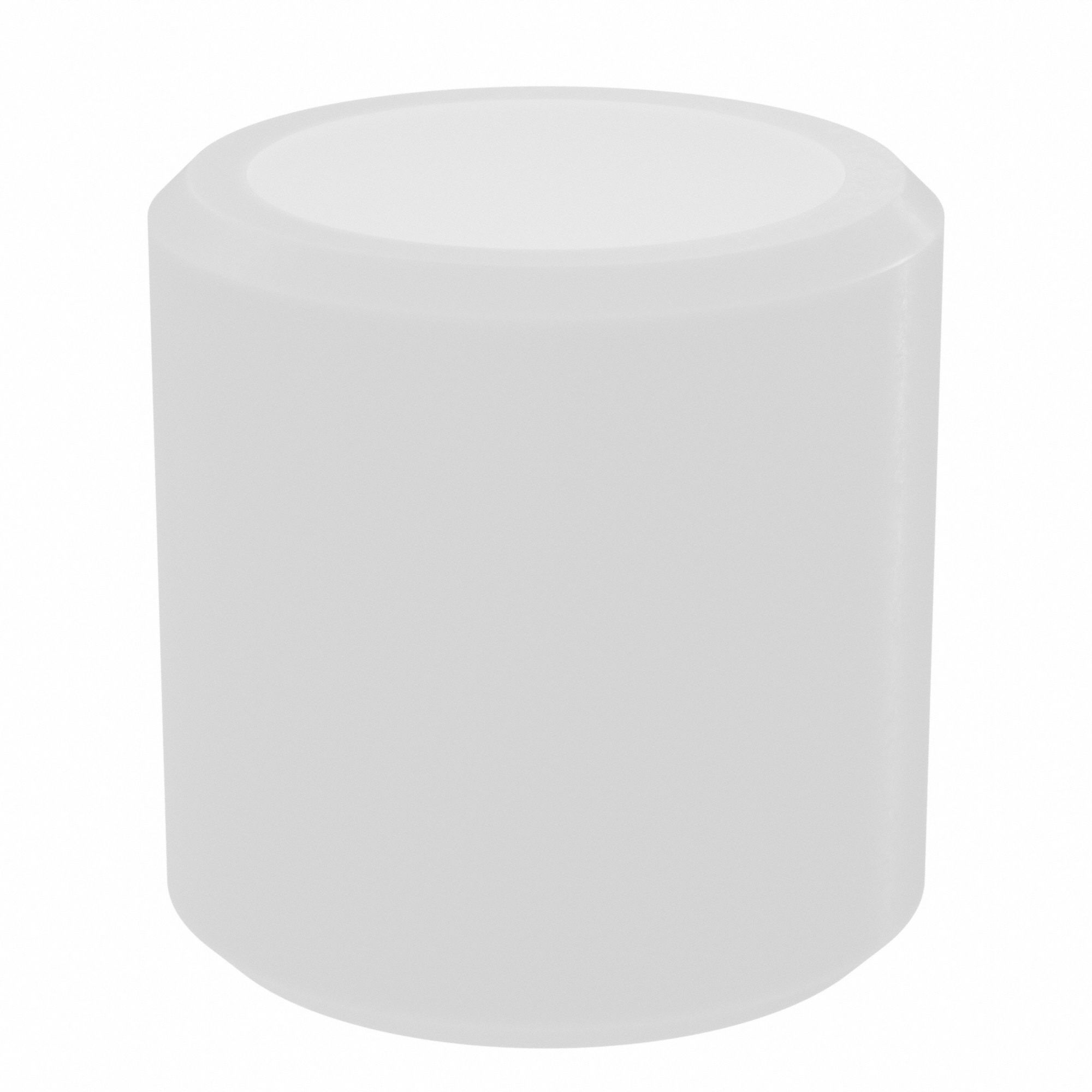 Sleeve Bearing: Nylon, 3/4 in Bore, 1 in OD, 1 in Overall Lg, Off-White, 15 PK