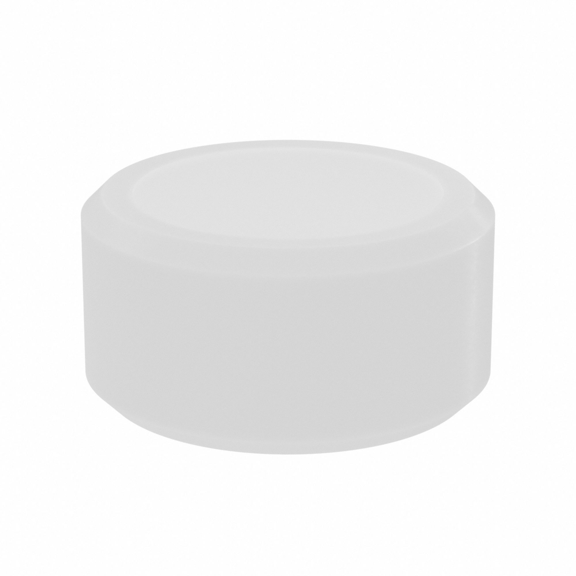 Sleeve Bearing: Nylon, 3/4 in Bore, 1 in OD, 1/2 in Overall Lg, Off-White, 15 PK