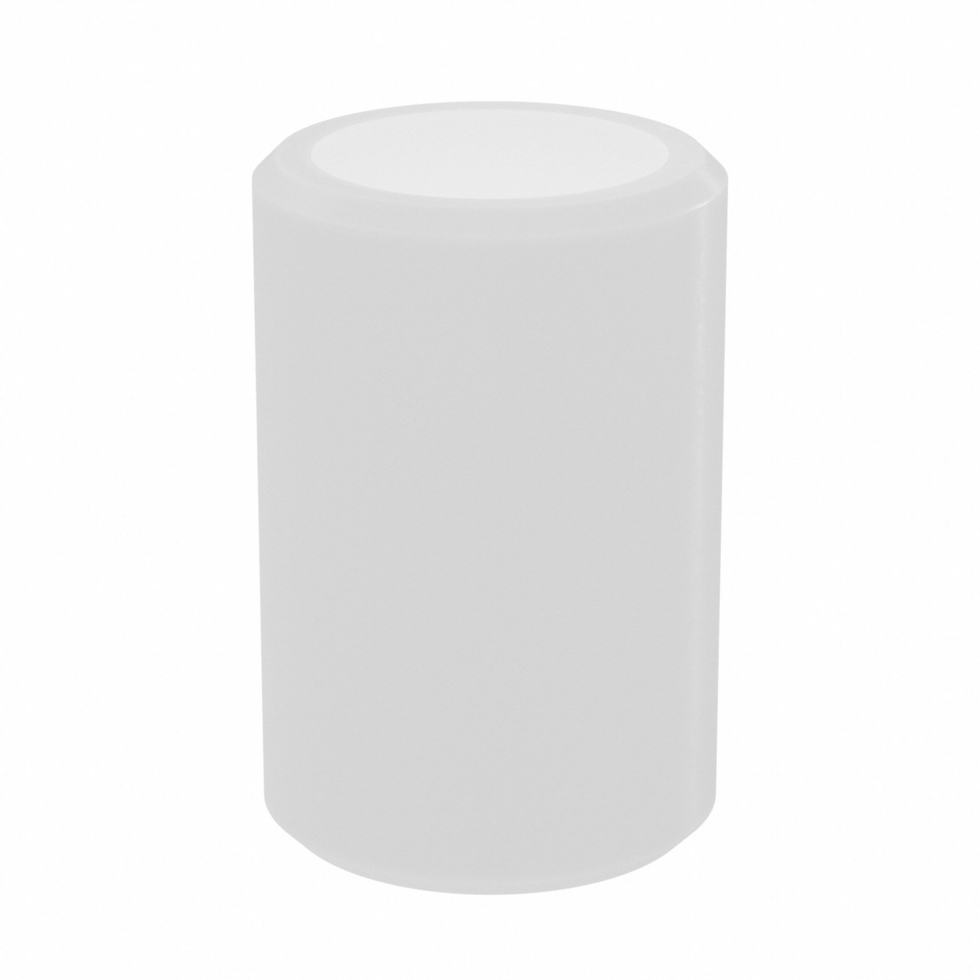 Sleeve Bearing: Nylon, 3/4 in Bore, 1 in OD, 1 1/2 in Overall Lg, Off-White, 10 PK