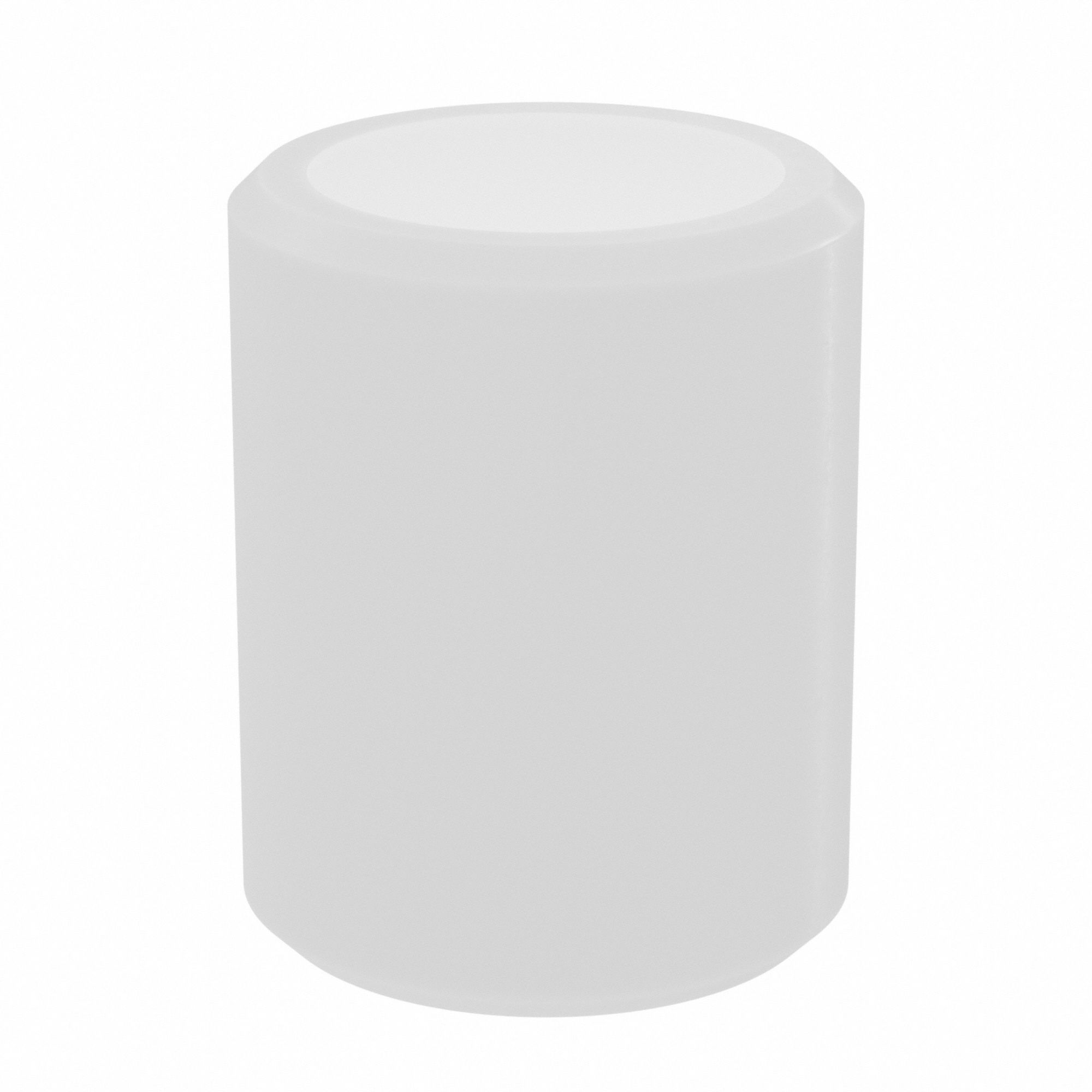 Sleeve Bearing: Nylon, 3/4 in Bore, 1 in OD, 1 1/4 in Overall Lg, Off-White, 15 PK