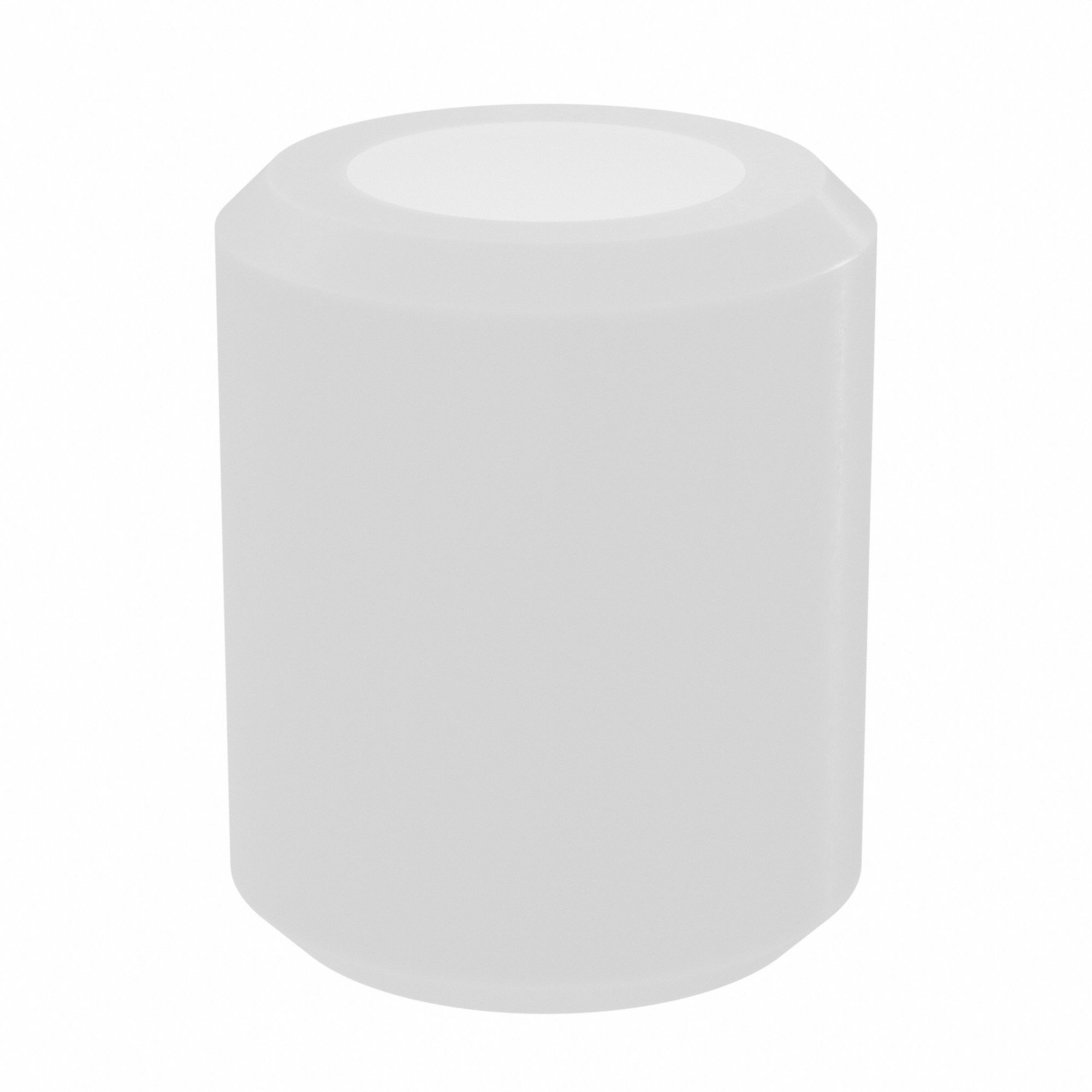 Sleeve Bearing: Nylon, 3/8 in Bore, 5/8 in OD, 3/4 in Overall Lg, Off-White, 15 PK