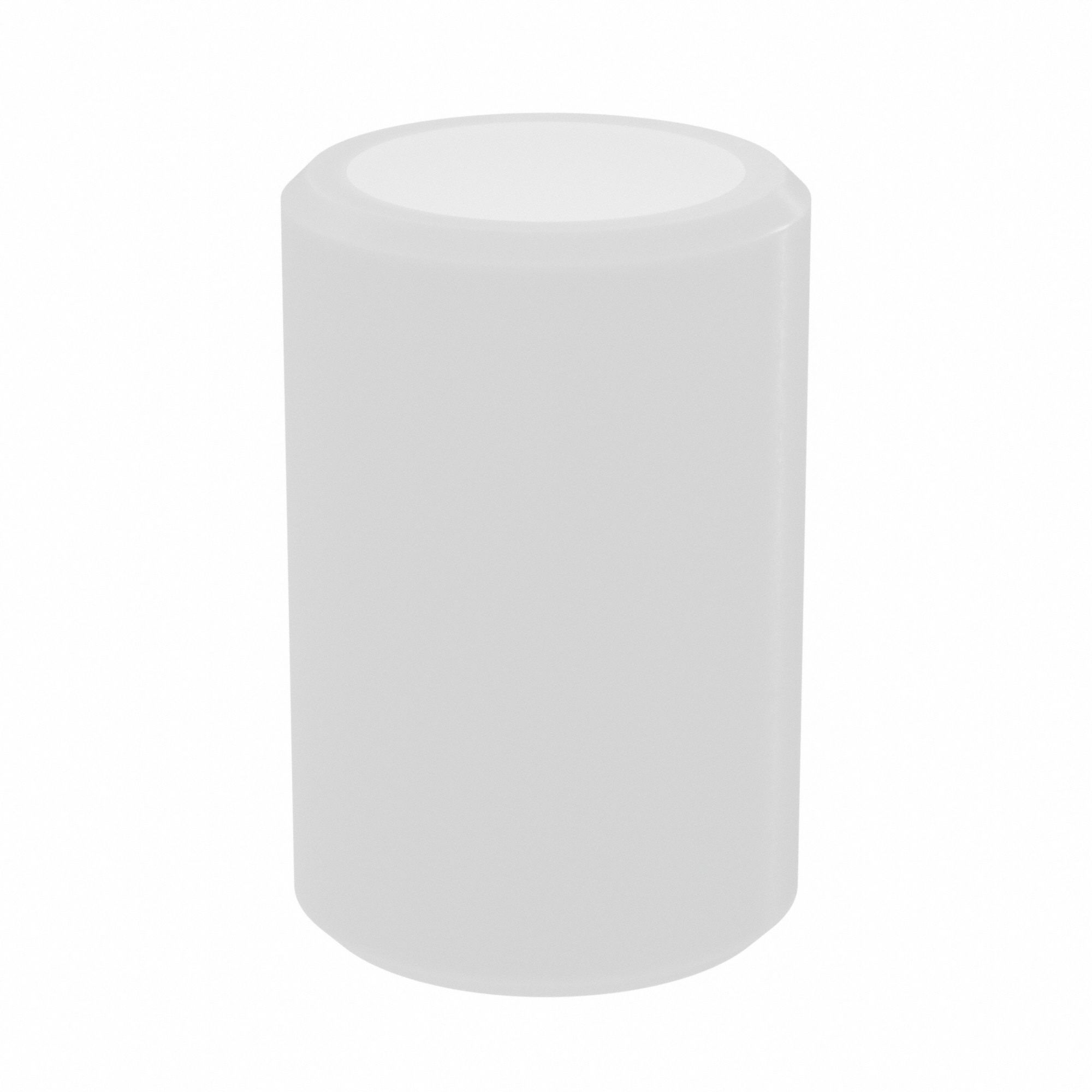 Sleeve Bearing: Nylon, 3/8 in Bore, 1/2 in OD, 3/4 in Overall Lg, Off-White, 20 PK