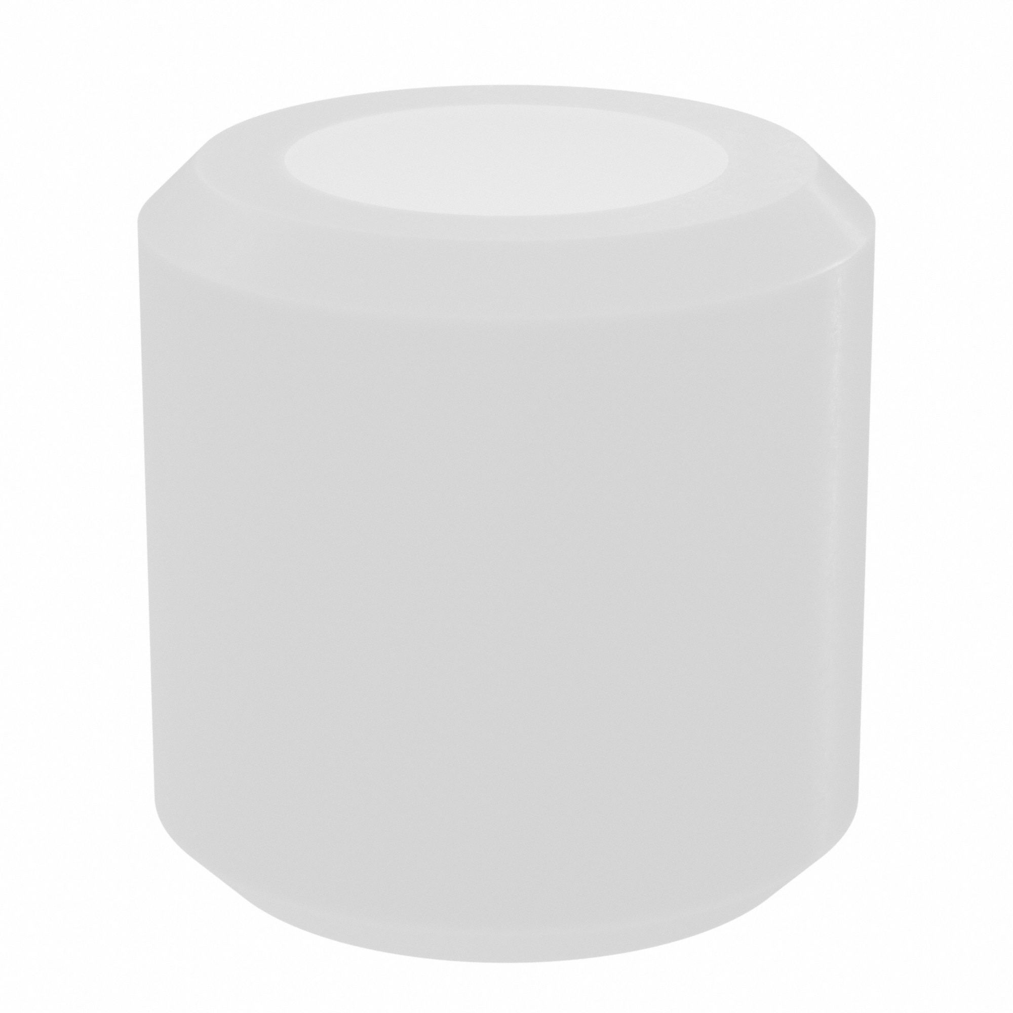 Sleeve Bearing: Nylon, 3/8 in Bore, 5/8 in OD, 5/8 in Overall Lg, Off-White, 25 PK