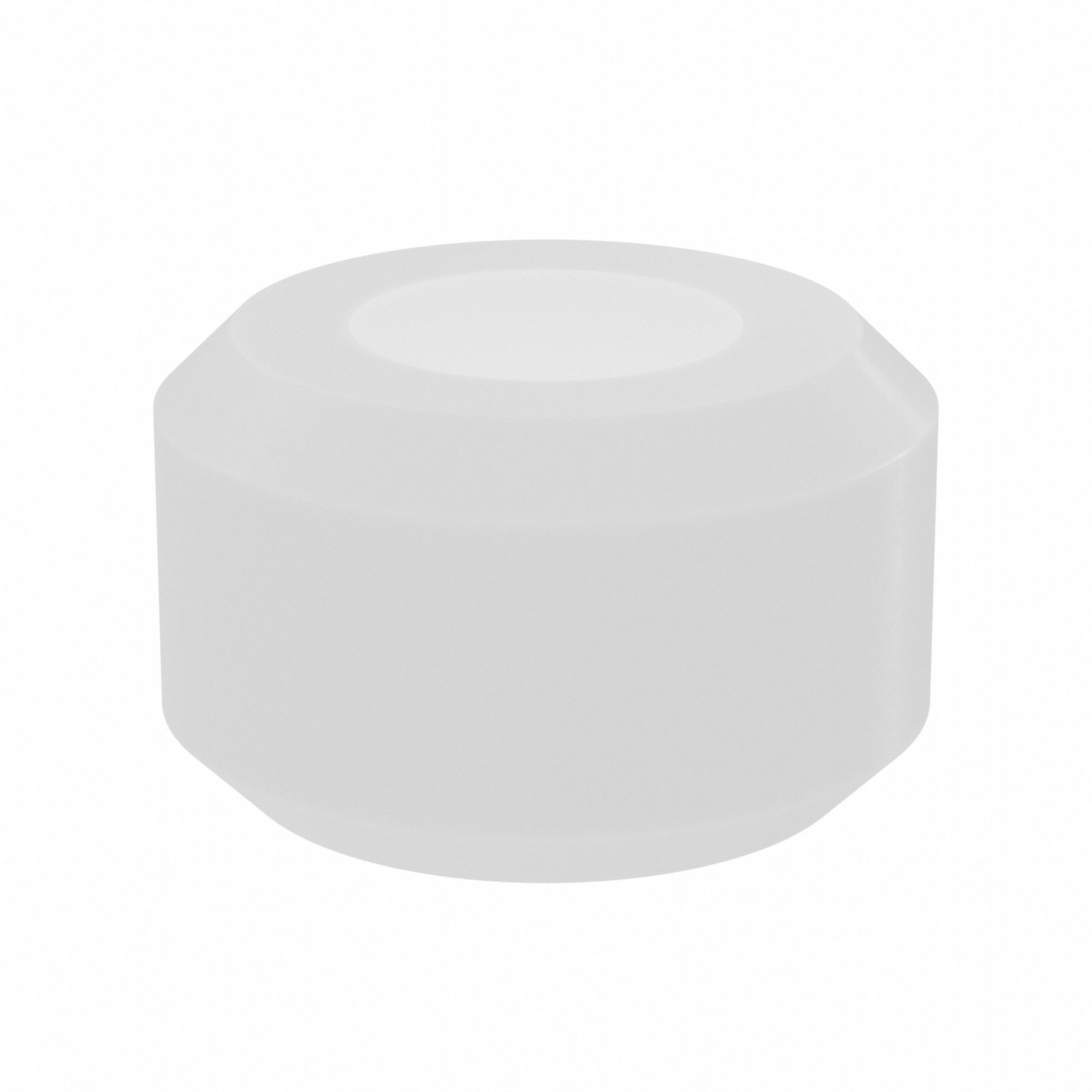 Sleeve Bearing: Nylon, 5/16 in Bore, 5/8 in OD, 3/8 in Overall Lg, Off-White, 3 PK