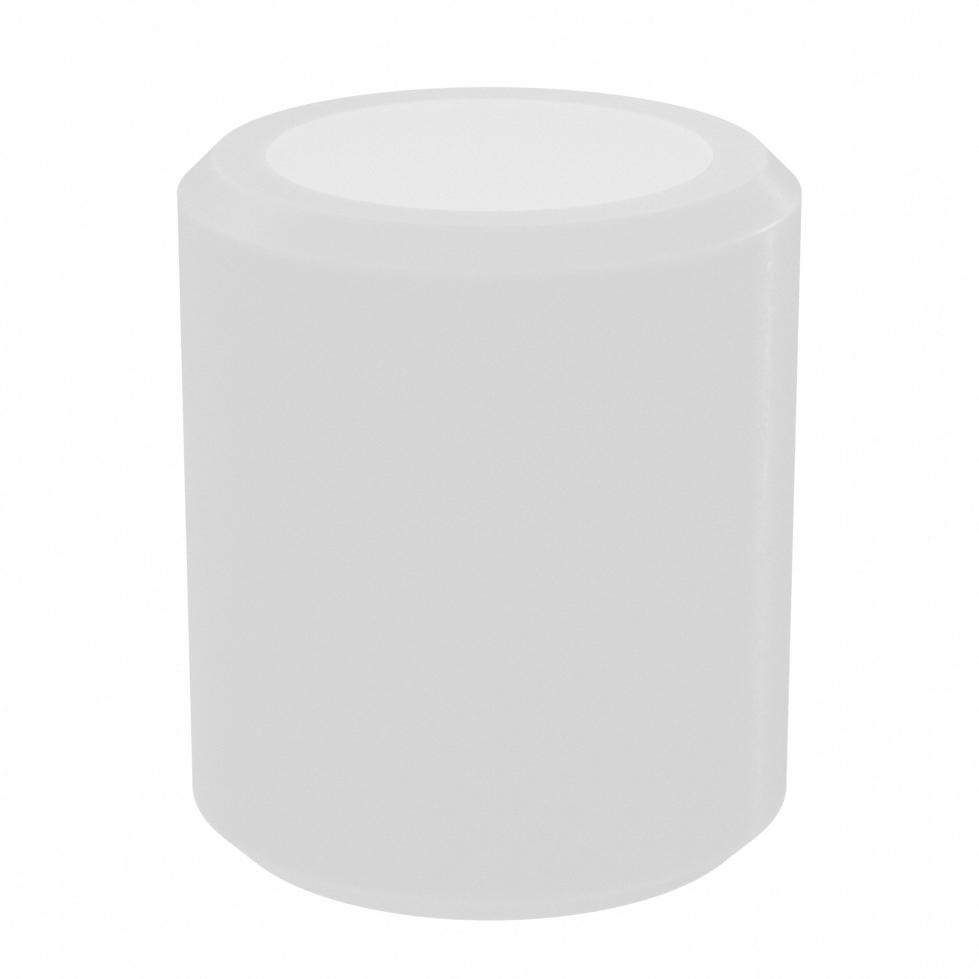 Sleeve Bearing: Nylon, 5/8 in Bore, 7/8 in OD, 1 in Overall Lg, Off-White