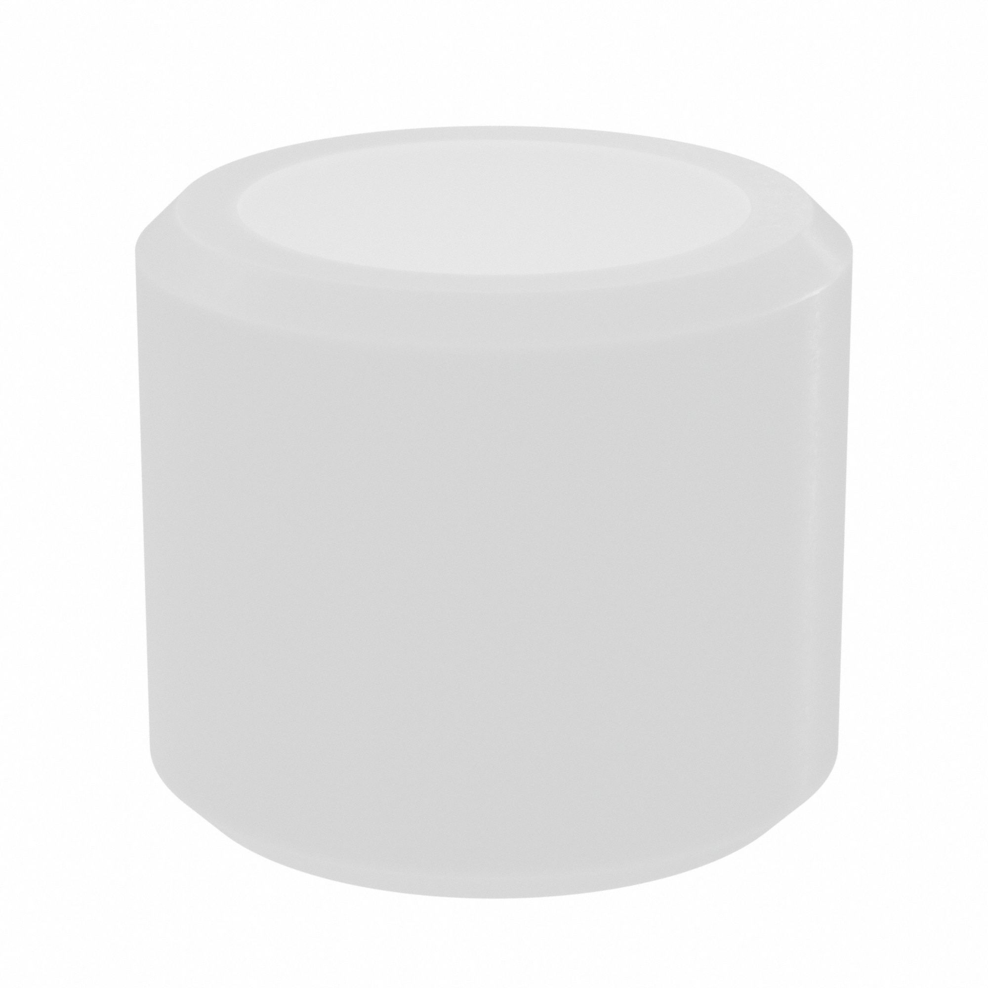 Sleeve Bearing: Nylon, 5/8 in Bore, 7/8 in OD, 3/4 in Overall Lg, Off-White, 10 PK