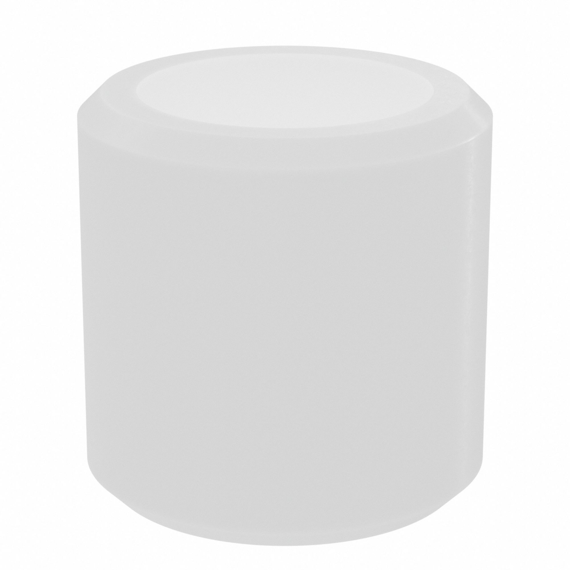 Sleeve Bearing: Nylon, 5/8 in Bore, 7/8 in OD, 7/8 in Overall Lg, Off-White, 15 PK