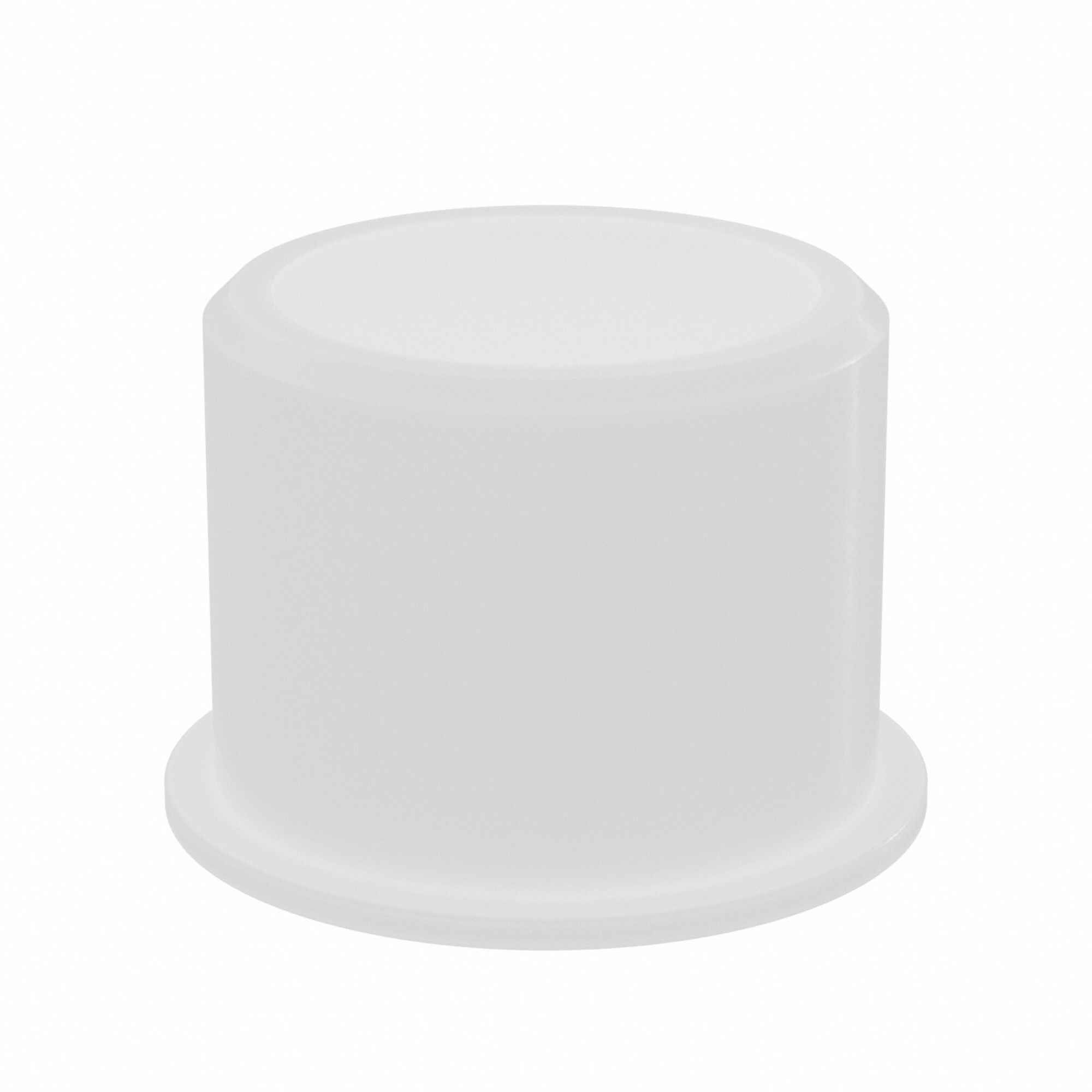 Flanged Sleeve Bearing: Nylon, 1 in Bore, 1 1/4 in OD, 1 in Overall Lg, 10 PK