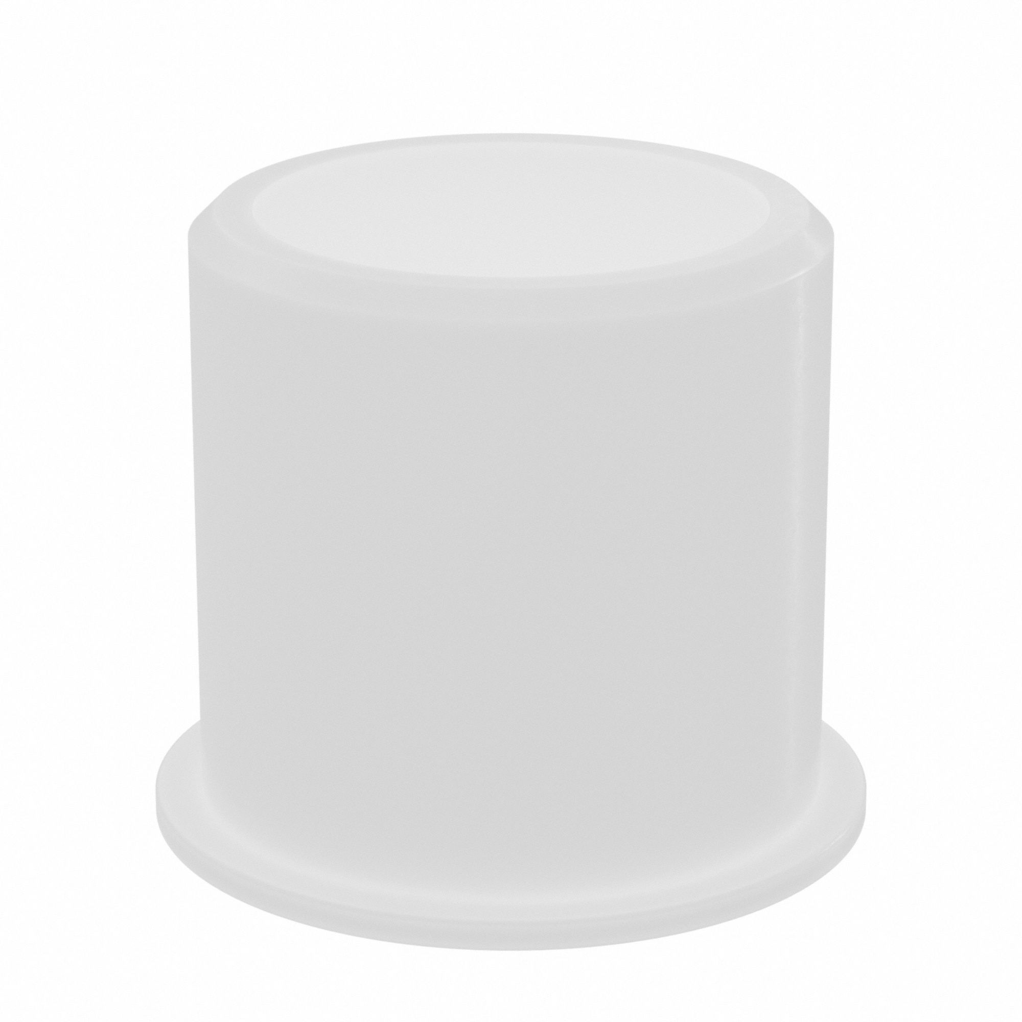 Flanged Sleeve Bearing: Nylon, 1 in Bore, 1 1/4 in OD, 1 1/4 in Overall Lg, 10 PK