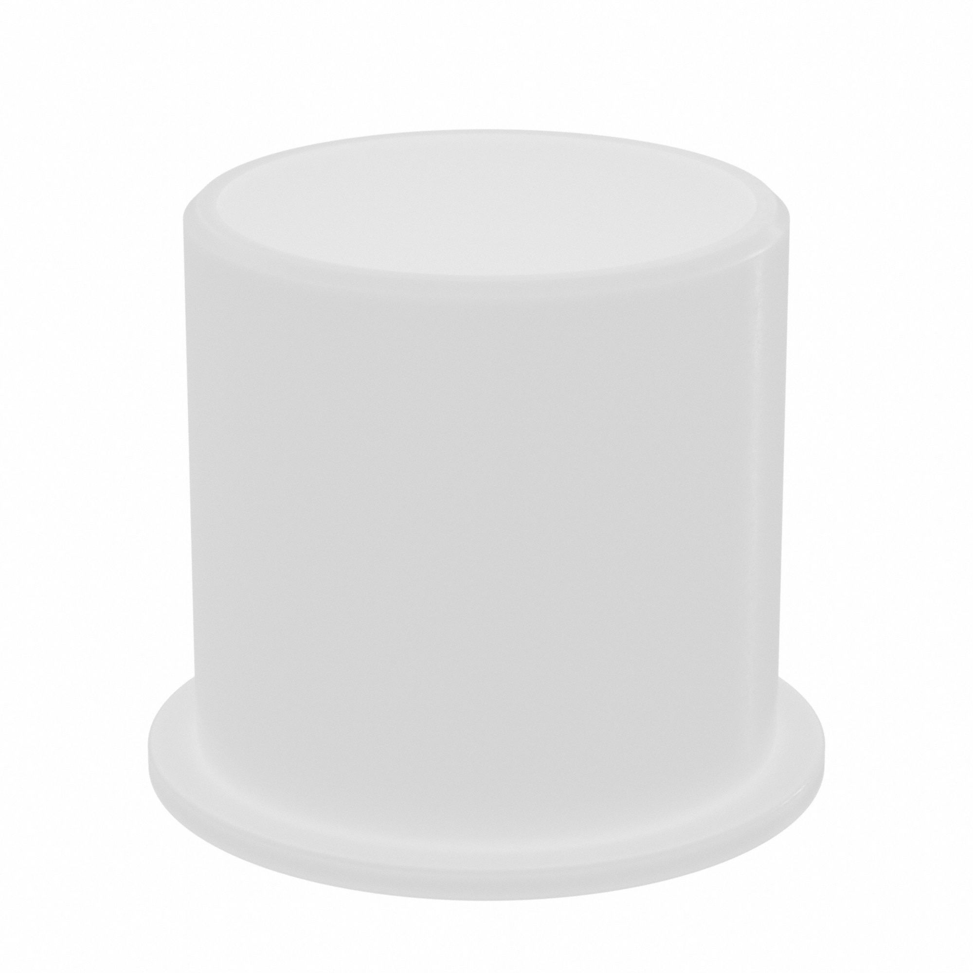 Flanged Sleeve Bearing: Nylon, 1 in Bore, 1 1/8 in OD, 1 1/8 in Overall Lg, 10 PK