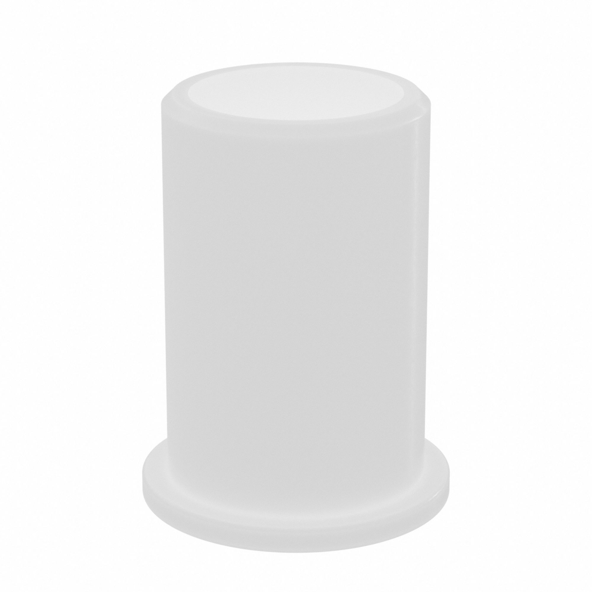 Flanged Sleeve Bearing: Nylon, 1/2 in Bore, 5/8 in OD, 1 in Overall Lg, 20 PK