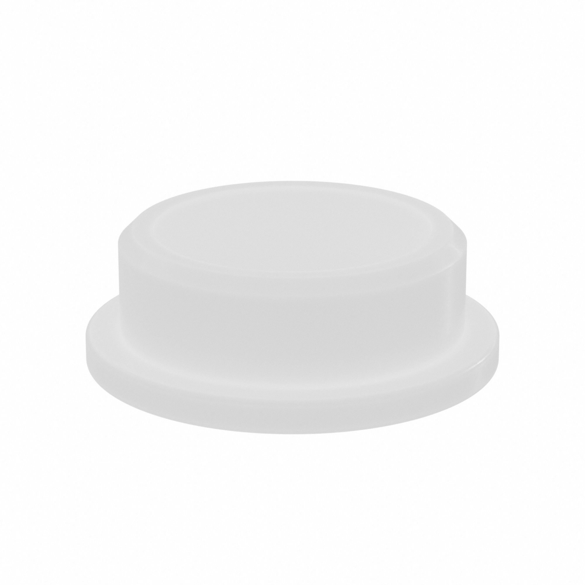 Flanged Sleeve Bearing: Nylon, 1/2 in Bore, 5/8 in OD, 1/4 in Overall Lg, 15 PK