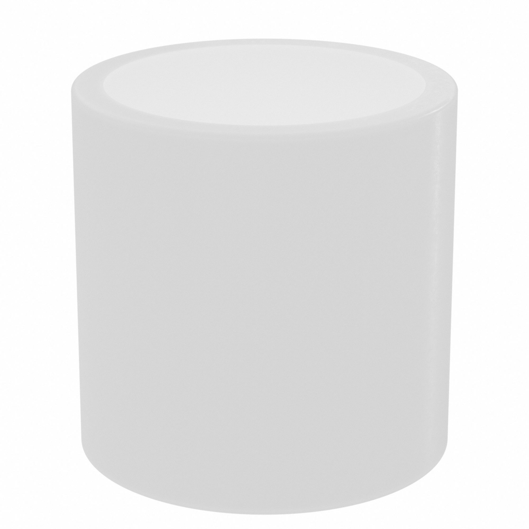 Sleeve Bearing: Nylon, 1/2 in Bore, 5/8 in OD, 1/4 in Overall Lg, Off-White, 3 PK