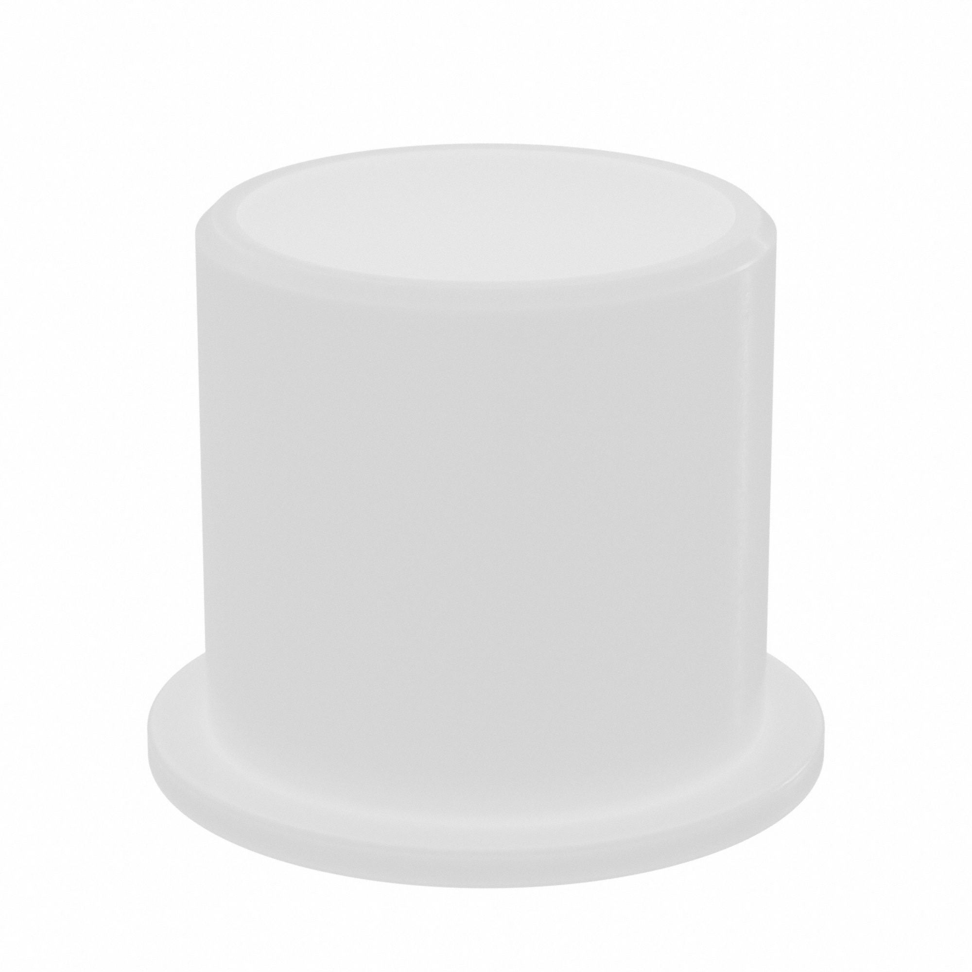 Flanged Sleeve Bearing: Nylon, 3/4 in Bore, 7/8 in OD, 7/8 in Overall Lg, 20 PK