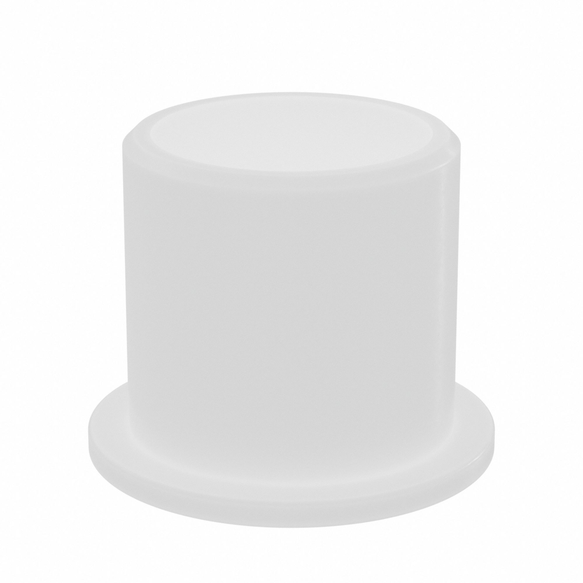 Flanged Sleeve Bearing: Nylon, 5/8 in Bore, 3/4 in OD, 3/4 in Overall Lg, 30 PK