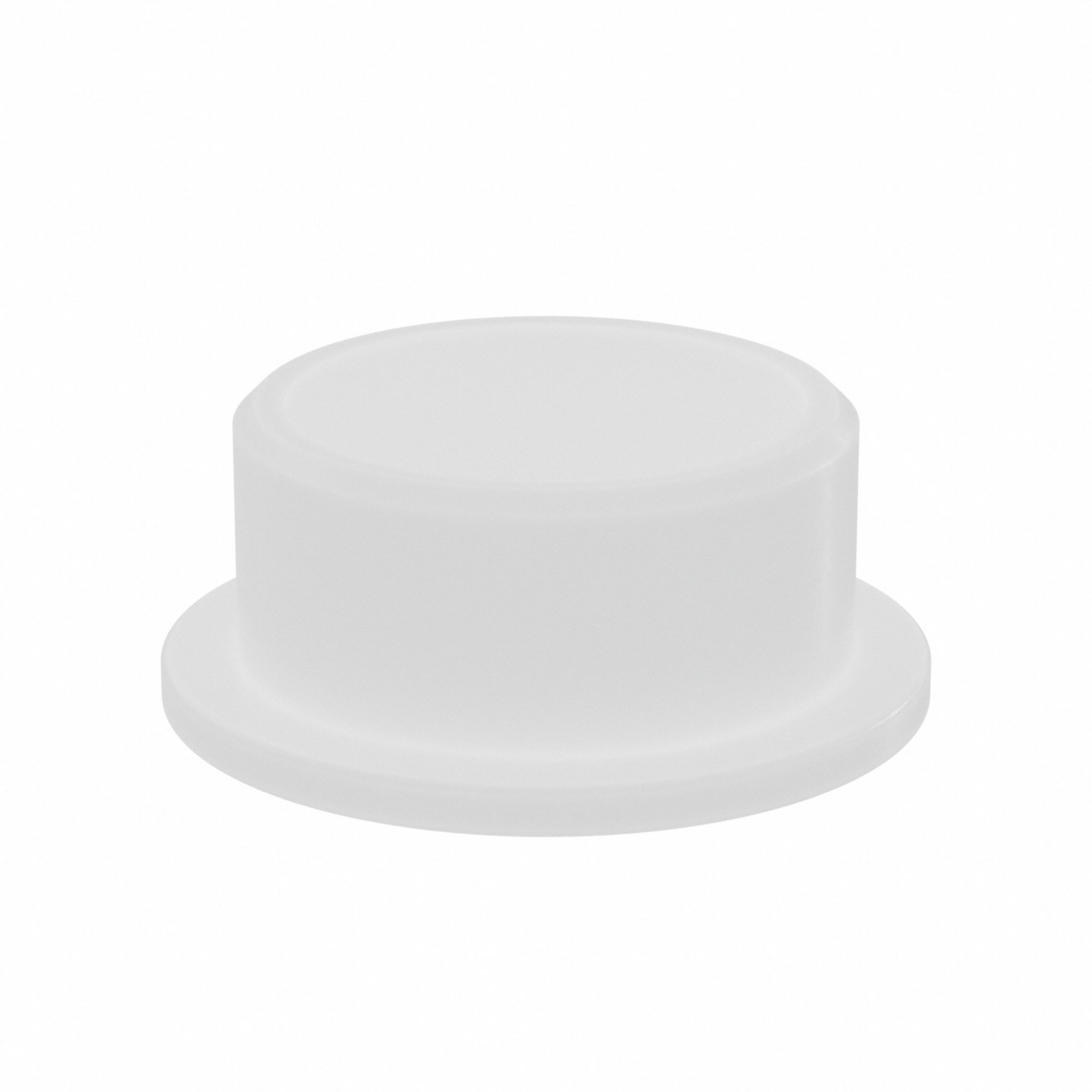 Flanged Sleeve Bearing: Nylon, 5/8 in Bore, 3/4 in OD, 3/8 in Overall Lg, 15 PK