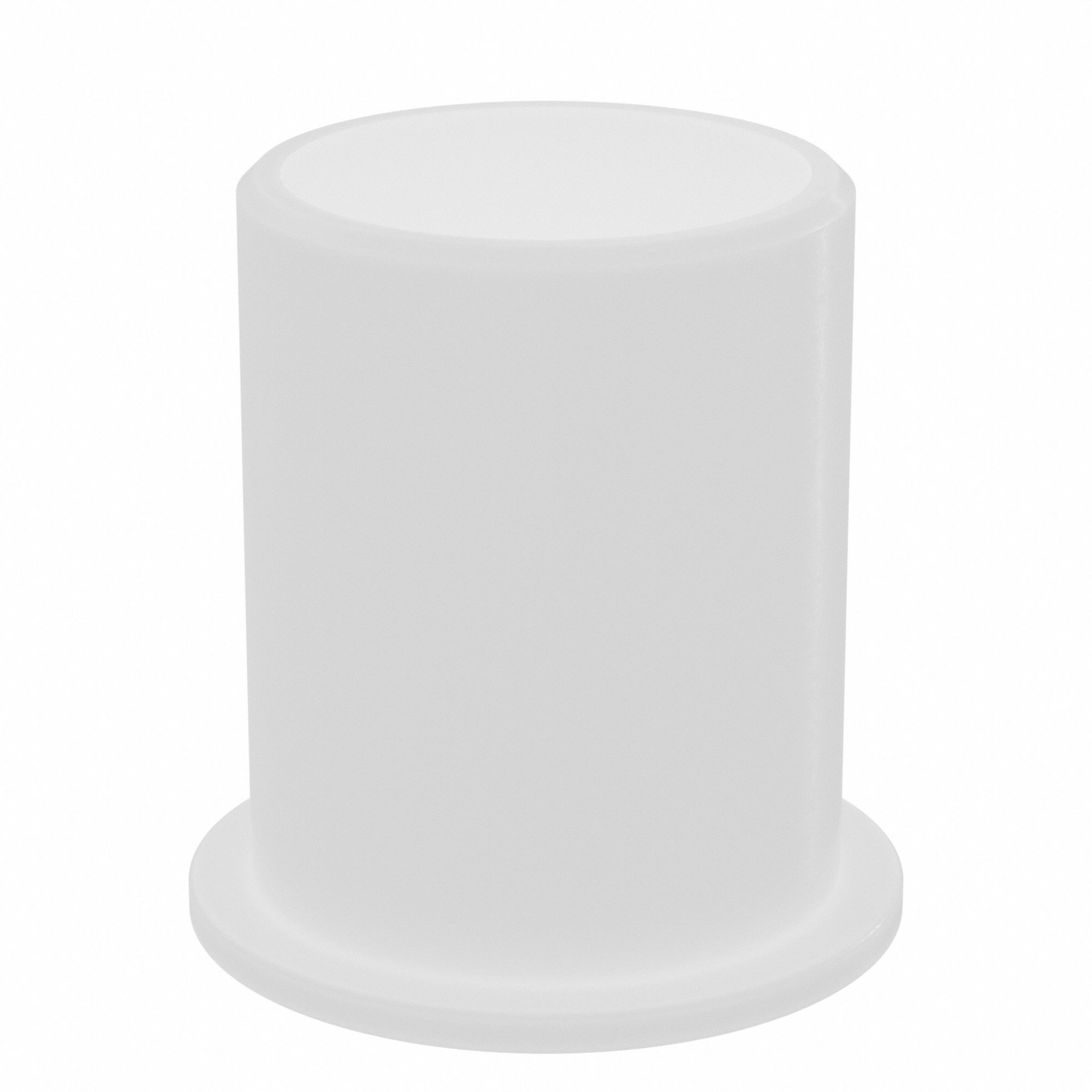 Flanged Sleeve Bearing: Nylon, 3/4 in Bore, 7/8 in OD, 1 1/8 in Overall Lg, 15 PK