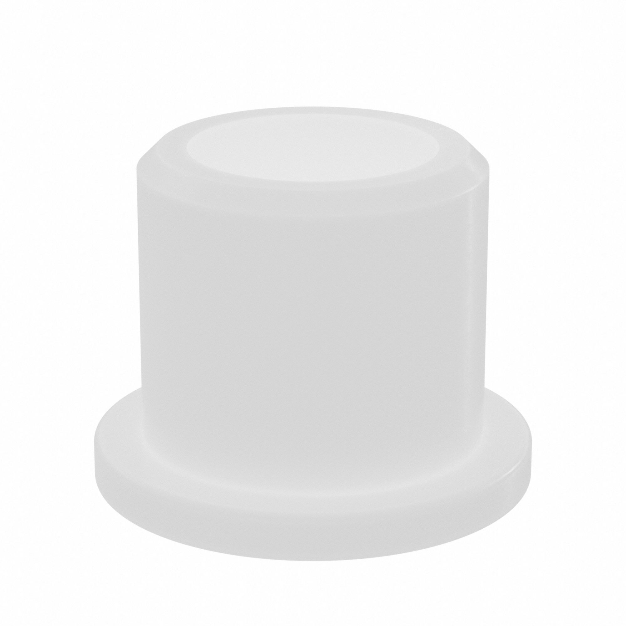 Flanged Sleeve Bearing: Nylon, 5/16 in Bore, 7/16 in OD, 7/16 in Overall Lg, 35 PK