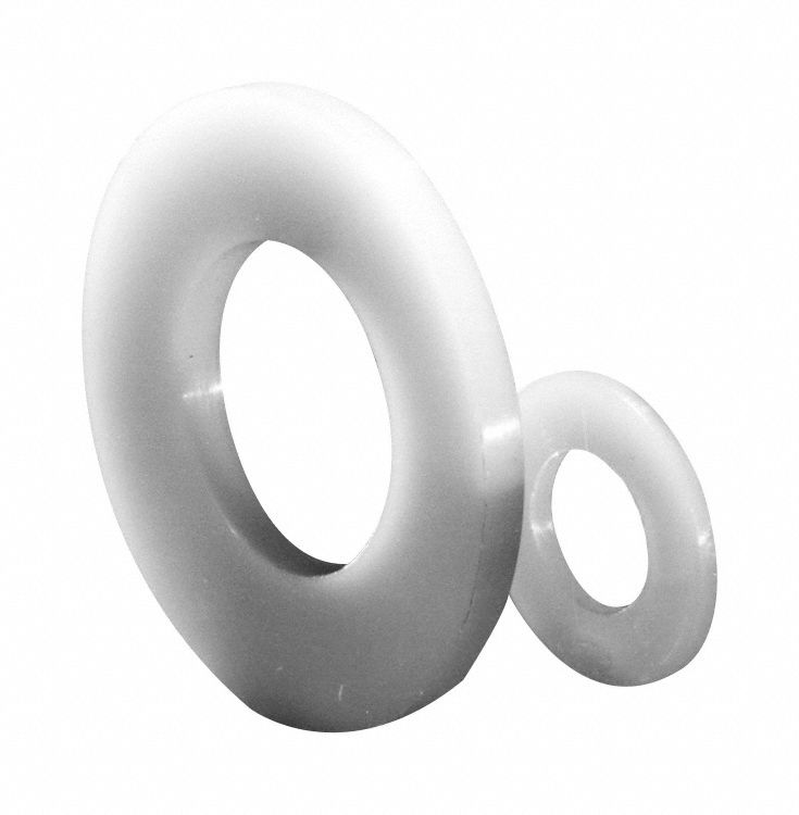 BUNTING BEARINGS Thrust Washer Nylon, 1/2 in Nominal Inside Dia, 1 in