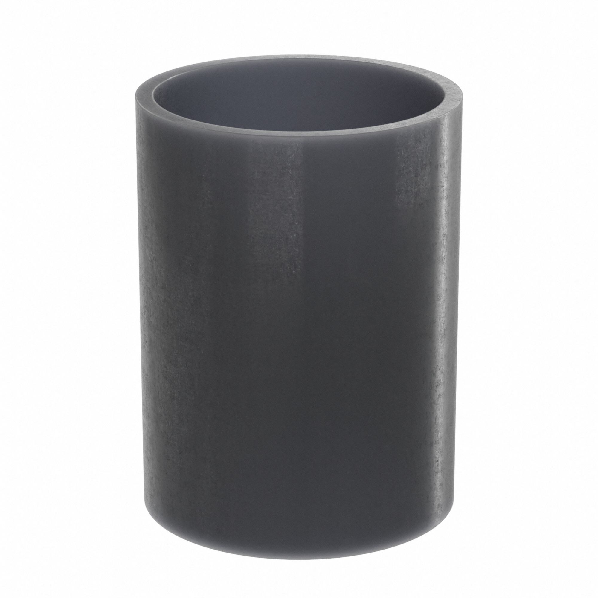 Sleeve Bearing: PTFE, 2 in Bore, 2 1/4 in OD, 3 in Overall Lg, Dark Gray