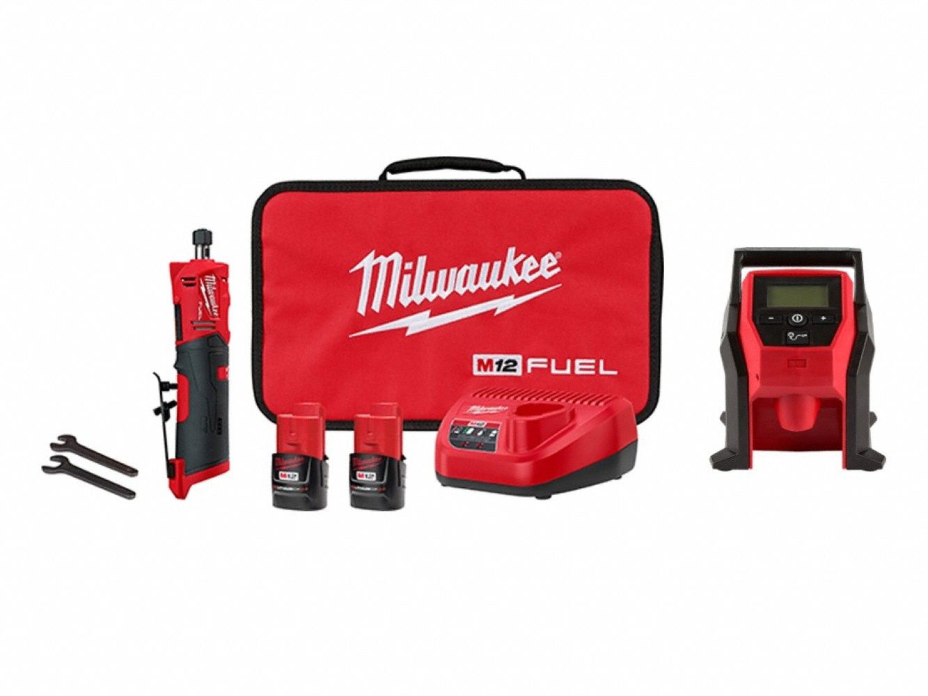 M12 FUEL Die Grinder Kit + M12 Ratchet