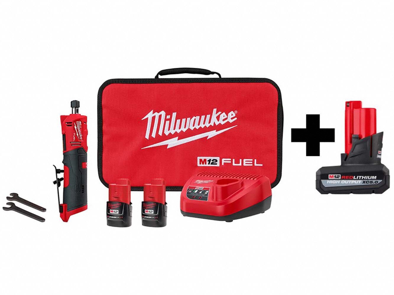 M12 fuel die grinder m12 xc5 0 batt grainger