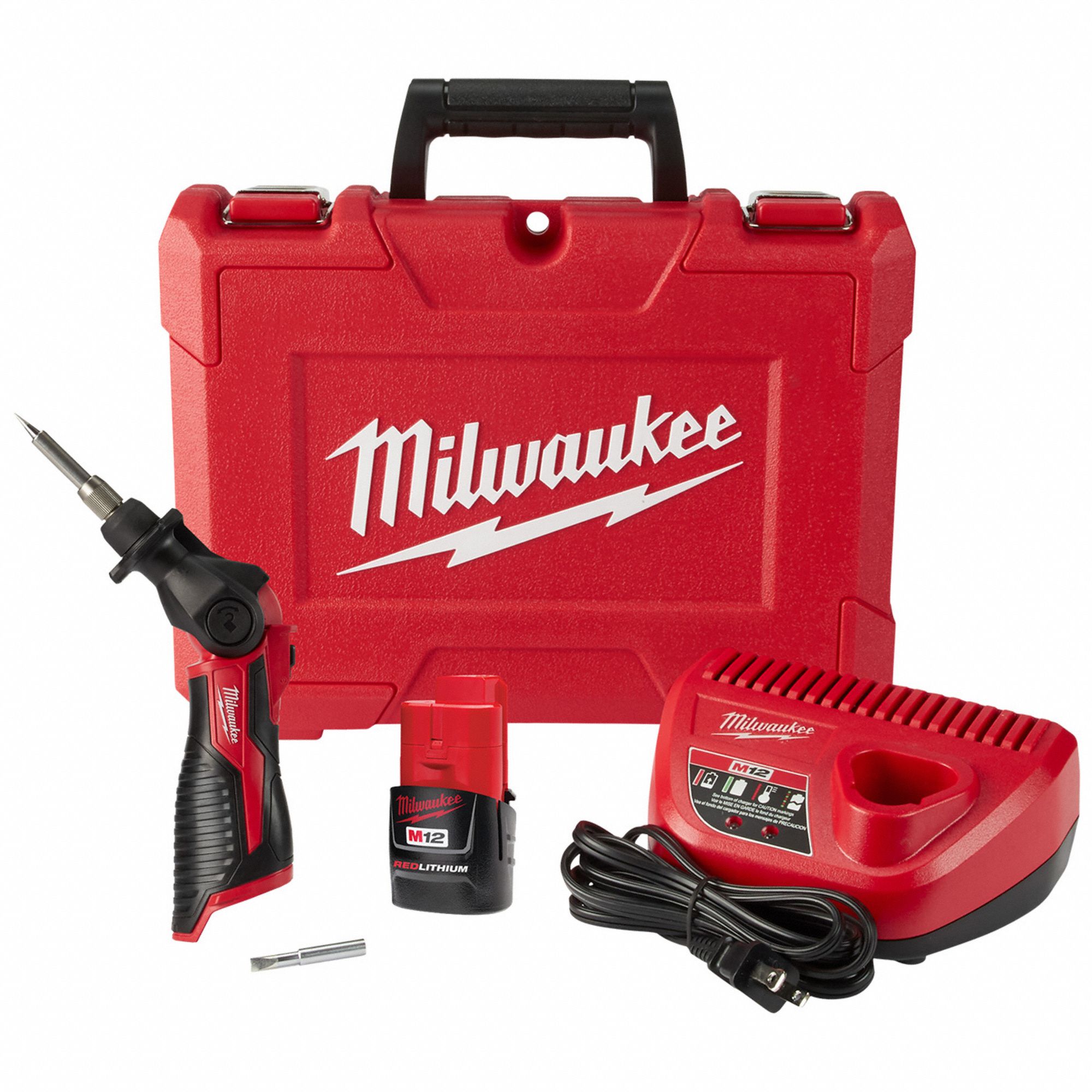 MILWAUKEE, 90 W, 750°F, Soldering Iron Kit 408L74248821 Grainger
