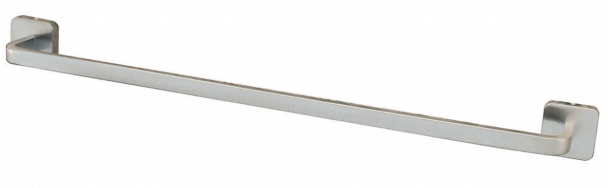 Towel Bar: SA-2407-BN, Wall Mount, 2 1/4 in x 26 1/8 in x 2 3/4 in, 24 in Bar Wd, Brass