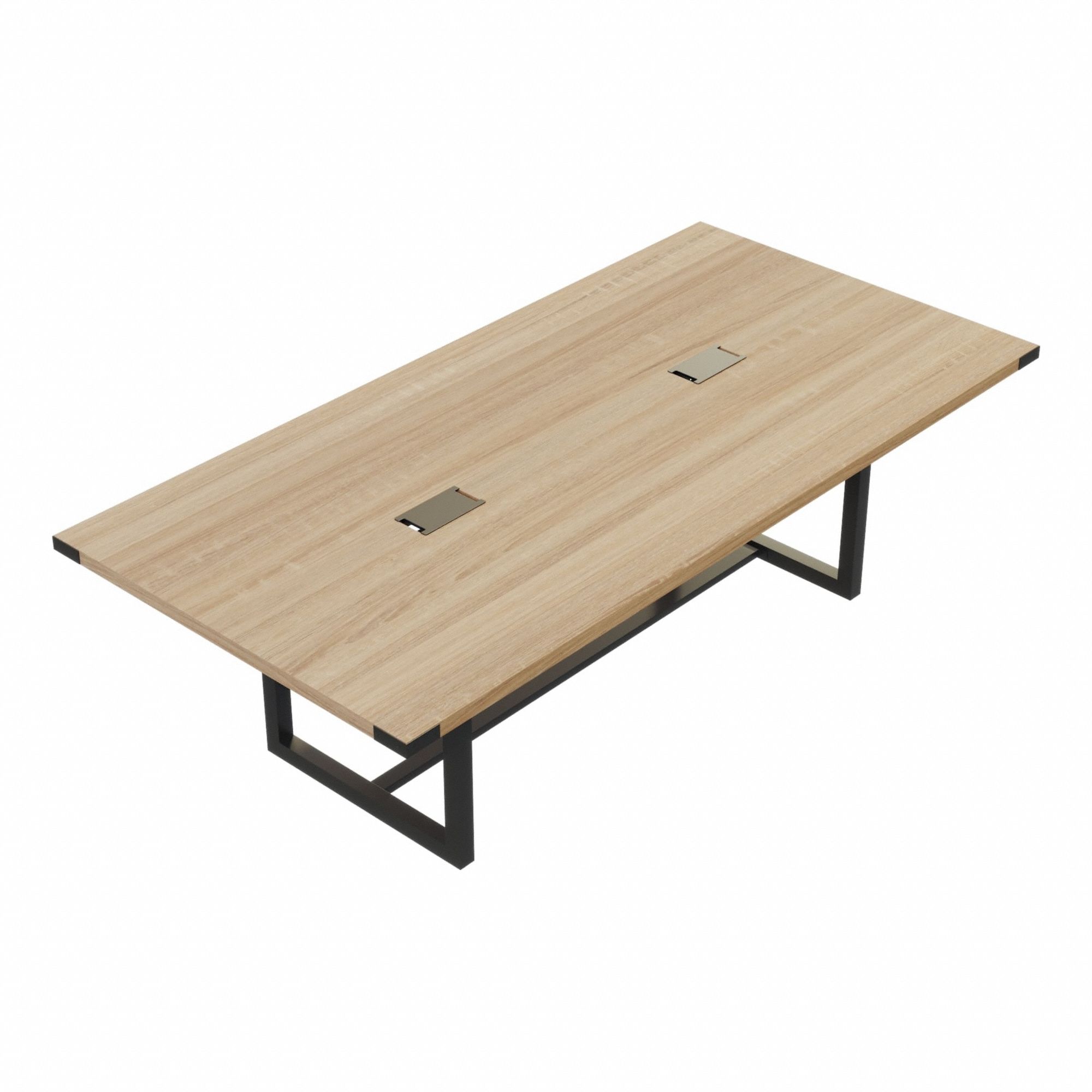 Conference Table: Rectangle, Fiberboard, Sand Dune, 47 1/4 in Overall Lg, 96 in Overall Wd