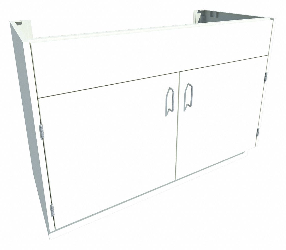 35 7/64 in Ht, 48 in Wd, Sink 249G83GJTP18148 Grainger