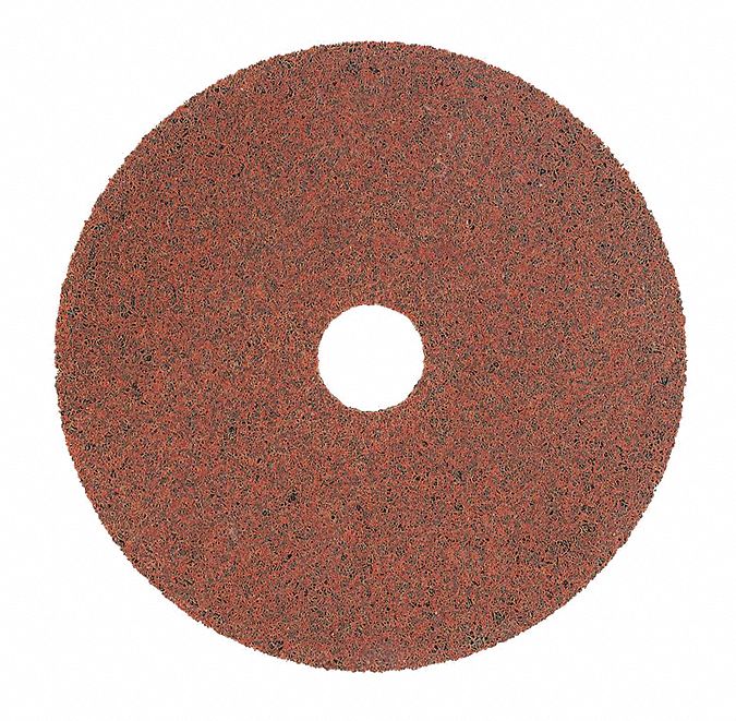 DISQUE D'UNIFORMISATION,TROU CENTRAL,8000 TR/MIN MAX,6 PO DIA/1/4 PO ÉPAIS.