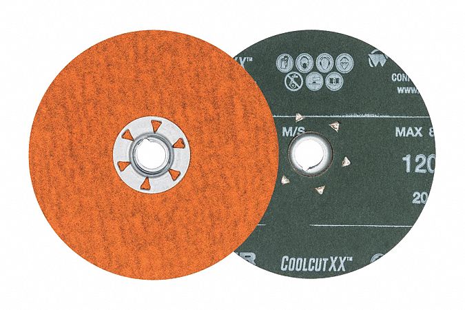 SANDING DISC,120 GRIT,5 IN DIA