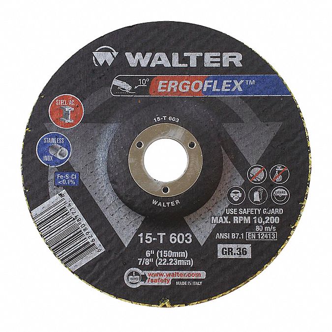 MEULE,DIA 6 PO,GRAIN 36