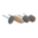 MOUNTED POINT, FOR TOOL STEEL, A-38, A60 GRIT, 34500 RPM, 1 X 1 IN, SHAFT 1/4 IN