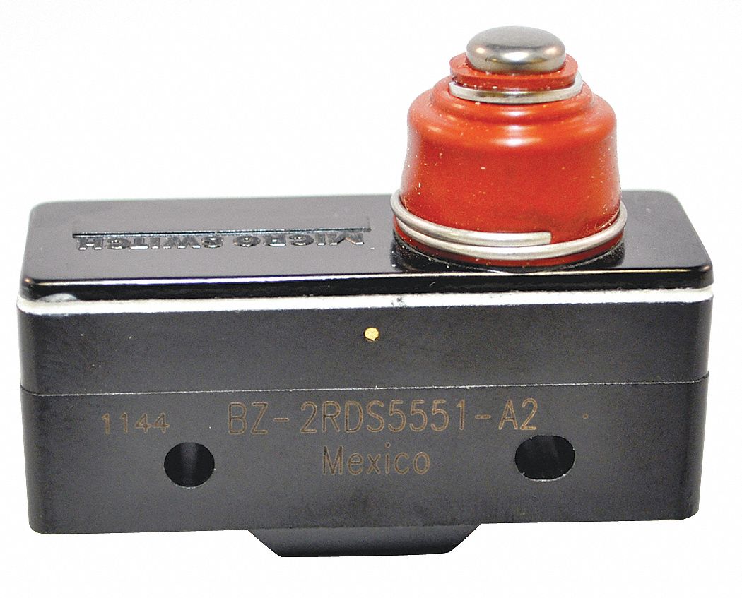 HONEYWELL 15A 240V Overtravel, Plunger, Short Industrial Snap Action Switch; Series BZ