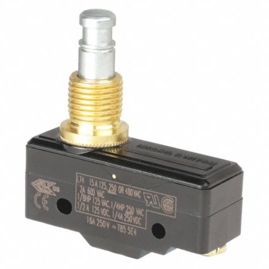 HONEYWELL Industrial Snap Action Switch: 15 A @ 240 V, 15 A @ 240 V, 1 in  Ht - Snap Action Switch