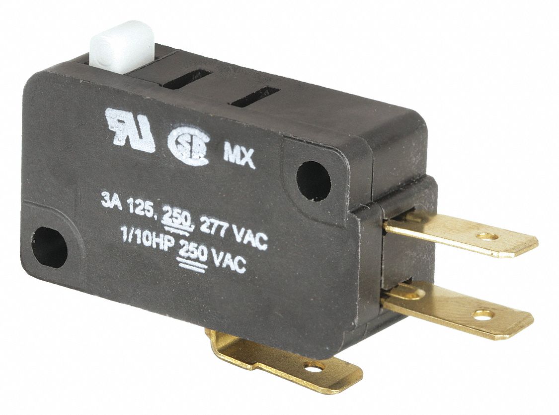 HONEYWELL, Roller Lever Actuator, 1NO/1NC, Miniature Snap Action Switch ...