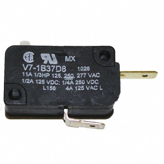 Mini interruptor a presión V7-1B17D8 7145186 PIN, SPDT, 250VAC Micro Switch  Compatible con Honeywell