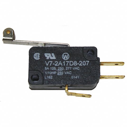 HONEYWELL Miniature Snap Action Switch 5 A 240 V, 1.35 in Lever