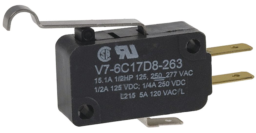 Bunch Of 3 Cherry DB3 Sub-Miniature Snap-Action Switches – 0.1A 125/250V AC, DB3G-A1WC, Solder Lug